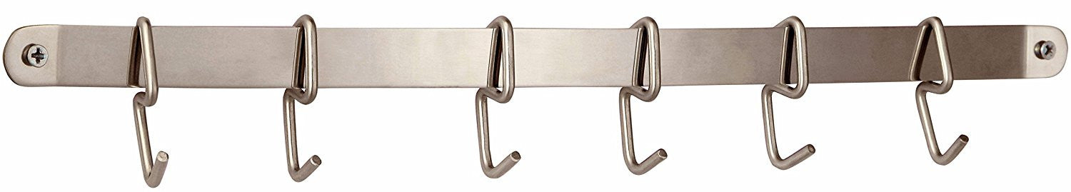 Utensil Holder S Hook 6 Pack Set with Hanging Rack