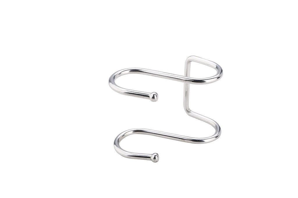 Double Utility Hooks - Dual S Hook 10 Pack Set