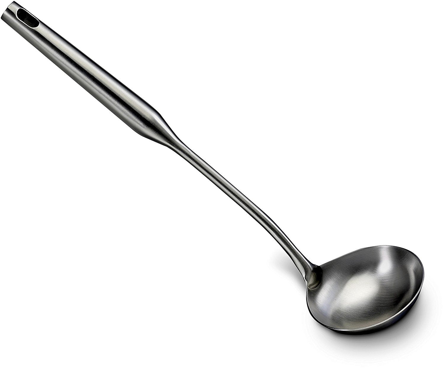 Large Soup Ladle - Flatware Soup Ladles To Serve Soups And Sauces - Canning Ladel Cup - Heavy Duty Commercial Restaurant Quality Dishwasher Safe Stainless Steel Serving Utensil by Pro Chef Kitchen Tools