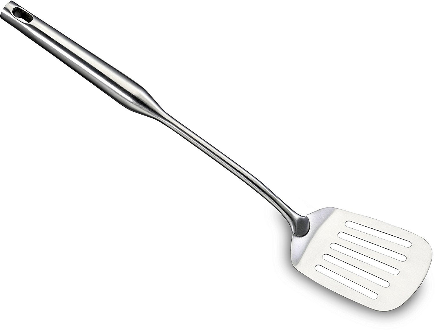Slotted Turner Grill Spatulas - Big Metal Spatula - Burger Flipper Fish Turner - Wok Cooking Pancake Griddle - Heavy Duty Commercial Restaurant Quality Stainless Steel Utensils by Pro Chef Kitchen Tools