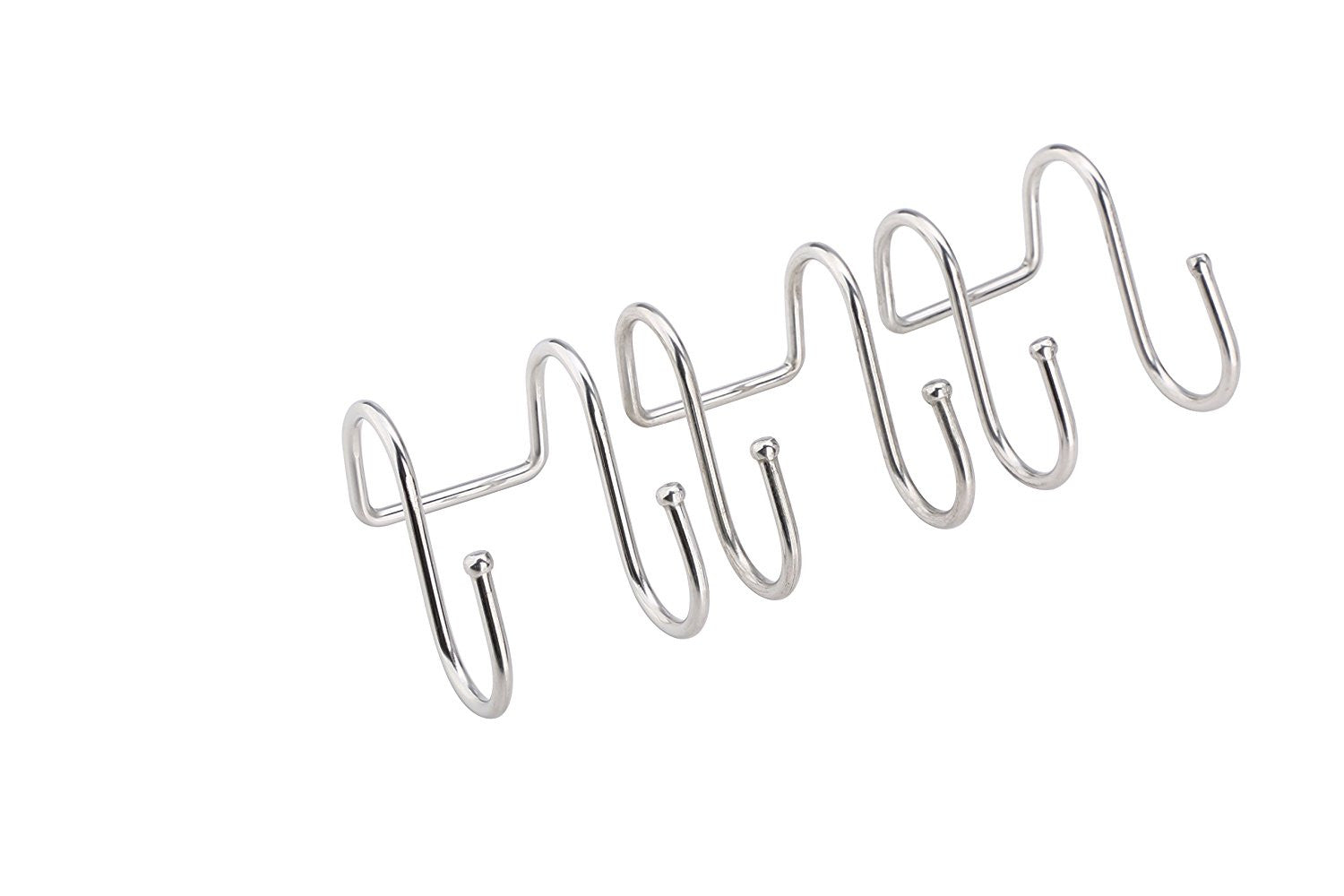 Double Utility Hooks - Dual S Hook 10 Pack Set