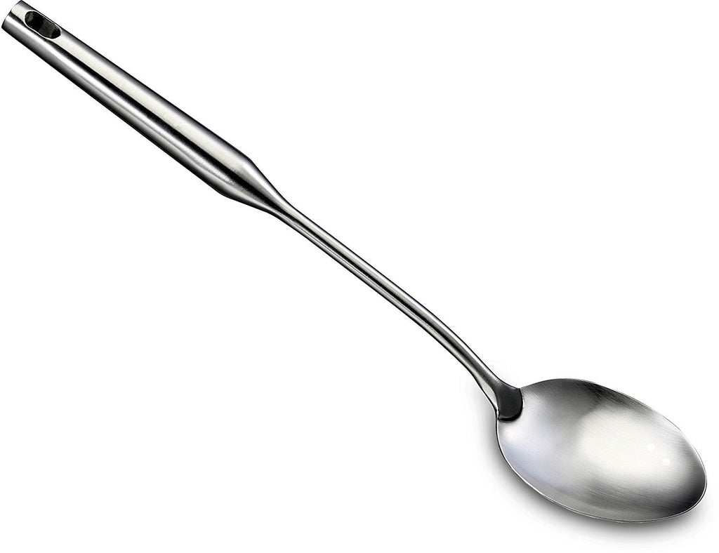 Serving Spoon - Flatware Serving Sets For Mixing And Cooking Big Spoons - Canning Ladle Brewing Gadget - Commercial Restaurant Quality Dishwasher Safe Stainless Steel Utensils by Pro Chef Kitchen Tools