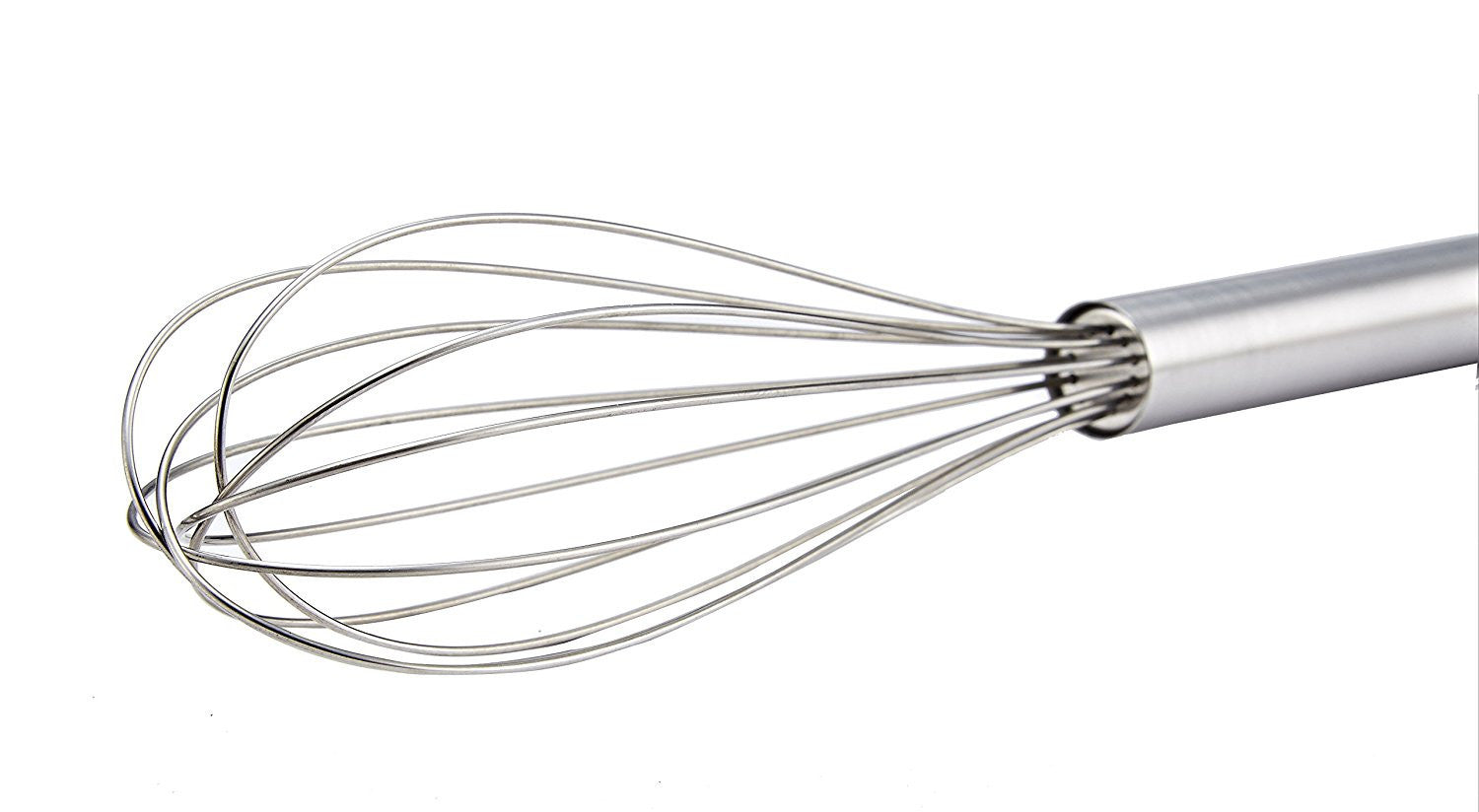 Pro Chef Kitchen Tools Stainless Steel Wire Whisk - 10 inch Balloon Whisk Egg Beaters for French Cooking, Mixing Cake Batter and to Mix, Whip or Blend Sauces