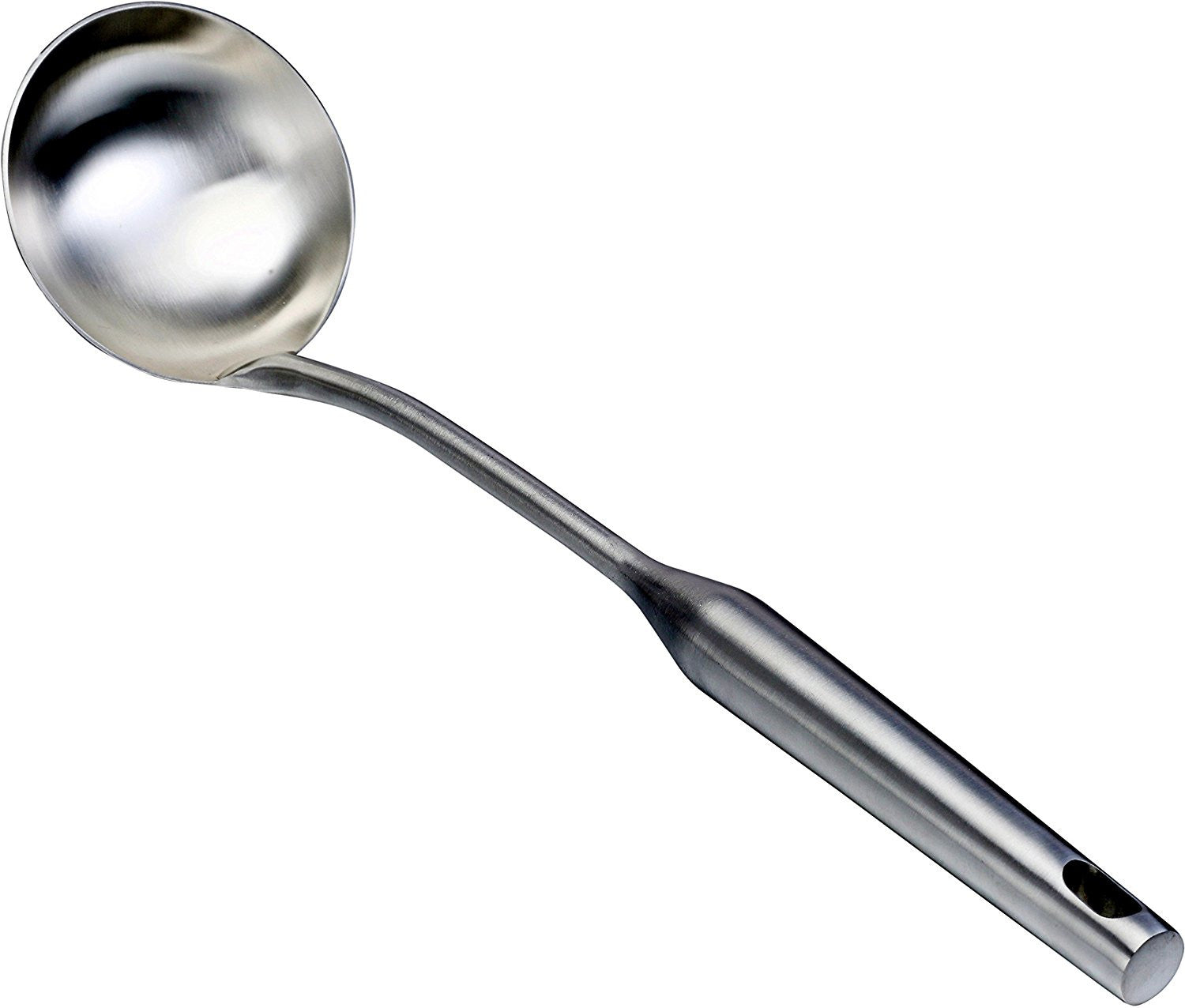 Large Soup Ladle - Flatware Soup Ladles To Serve Soups And Sauces - Canning Ladel Cup - Heavy Duty Commercial Restaurant Quality Dishwasher Safe Stainless Steel Serving Utensil by Pro Chef Kitchen Tools