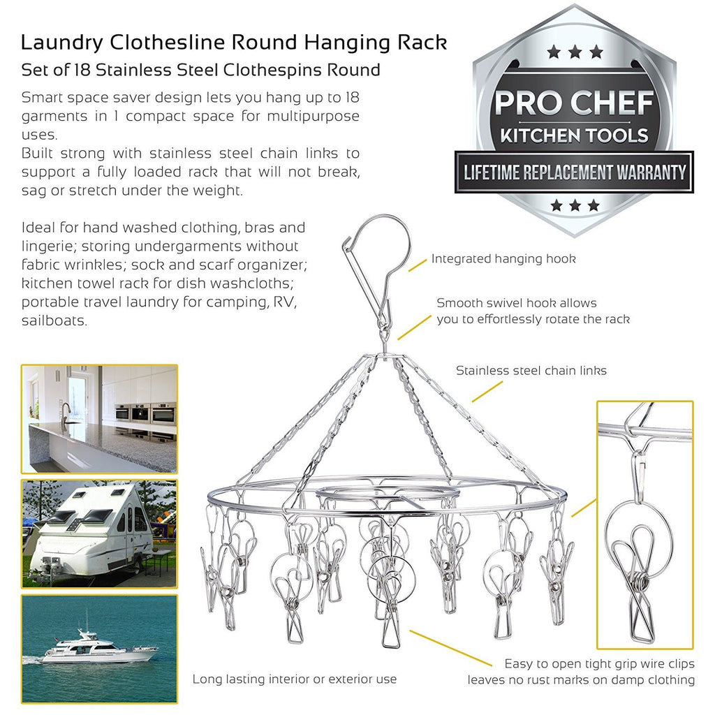 Clothes Drying Rack - Round Clothing Racks