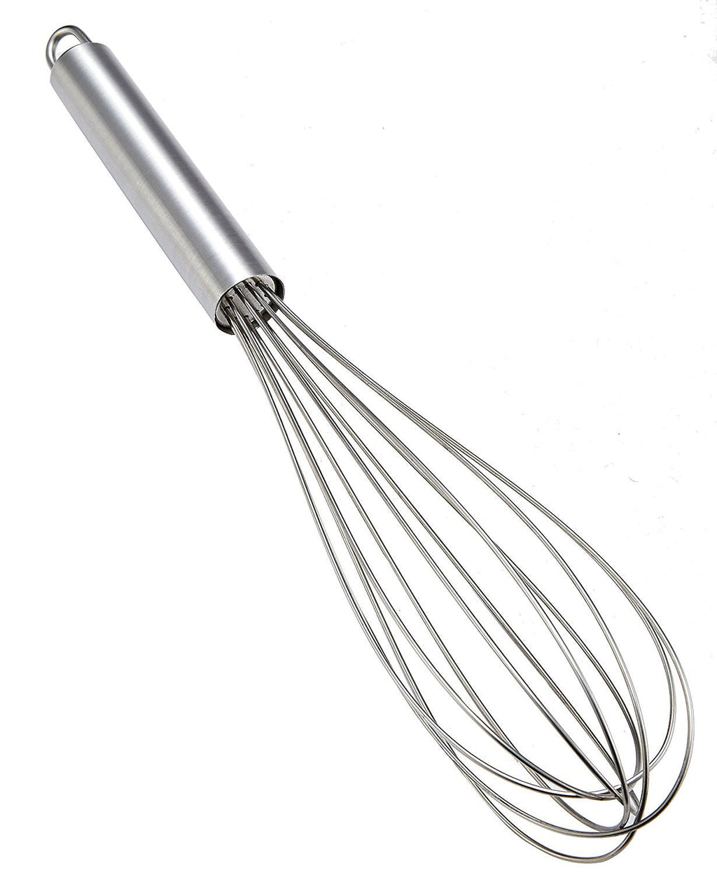 Pro Chef Kitchen Tools Stainless Steel Wire Whisk - 10 inch Balloon Whisk Egg Beaters for French Cooking, Mixing Cake Batter and to Mix, Whip or Blend Sauces