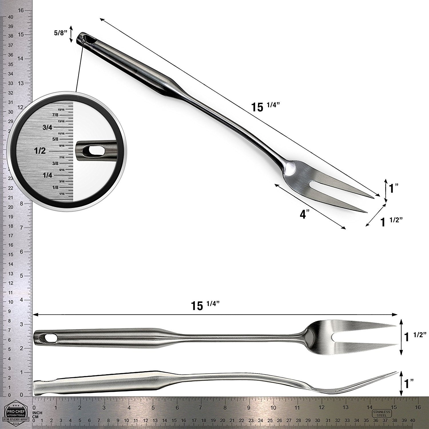 Carving Fork - Big Serving Fork To Serve And Carve Meat