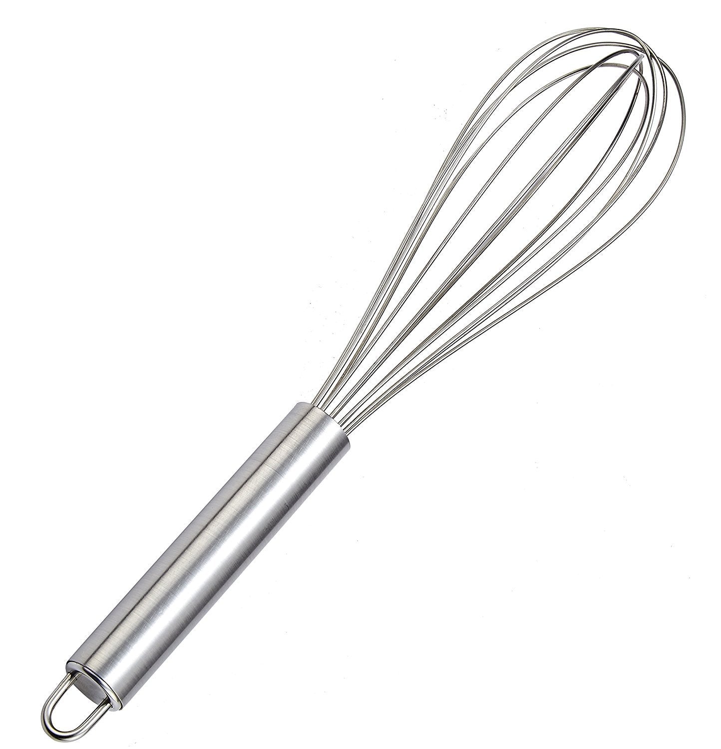 Pro Chef Kitchen Tools Stainless Steel Wire Whisk - 10 inch Balloon Whisk Egg Beaters for French Cooking, Mixing Cake Batter and to Mix, Whip or Blend Sauces