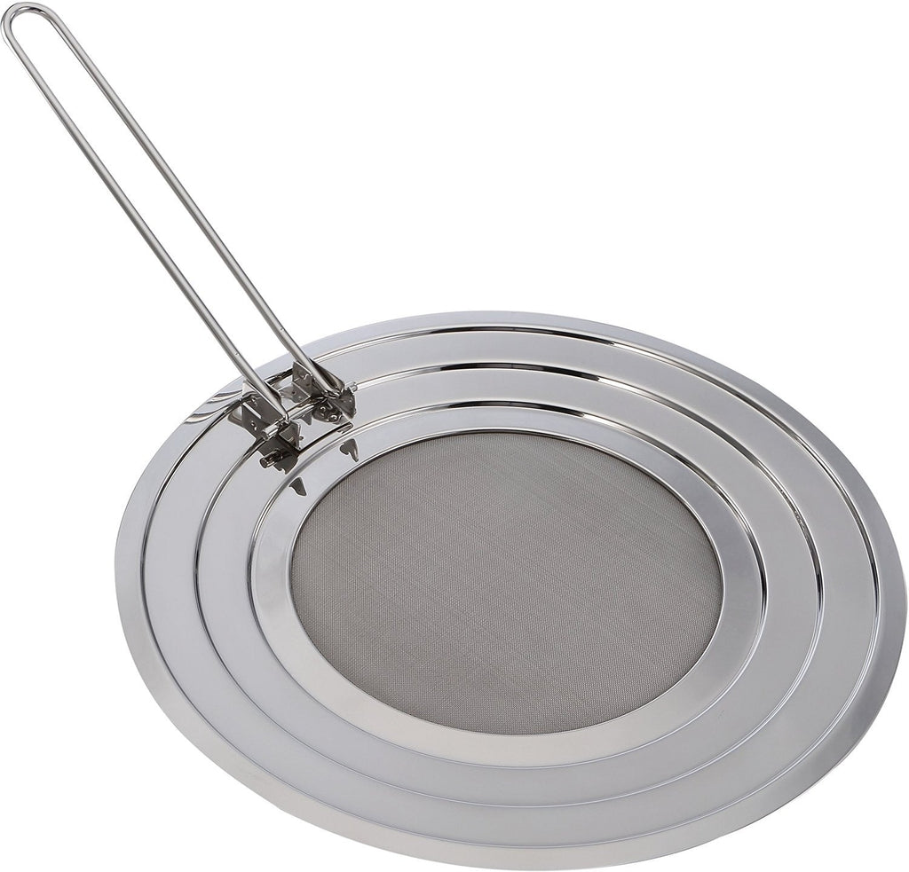 Pro Chef Kitchen Tools Stainless Steel Grease Splatter Screen - Eliminate Mess and Prevent Hot Oil Burns and Stains When Pan Frying Bacon or Sauteing With Instant Pot As a Replacement Lid