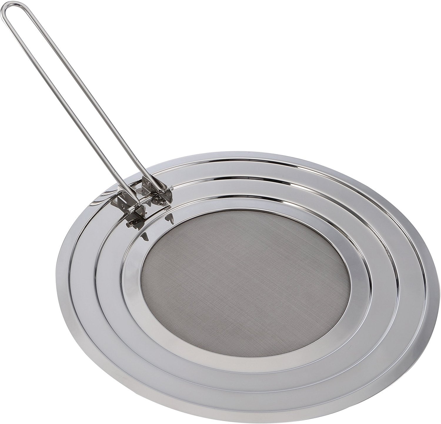 Pro Chef Kitchen Tools Stainless Steel Grease Splatter Screen - Eliminate Mess and Prevent Hot Oil Burns and Stains When Pan Frying Bacon or Sauteing With Instant Pot As a Replacement Lid