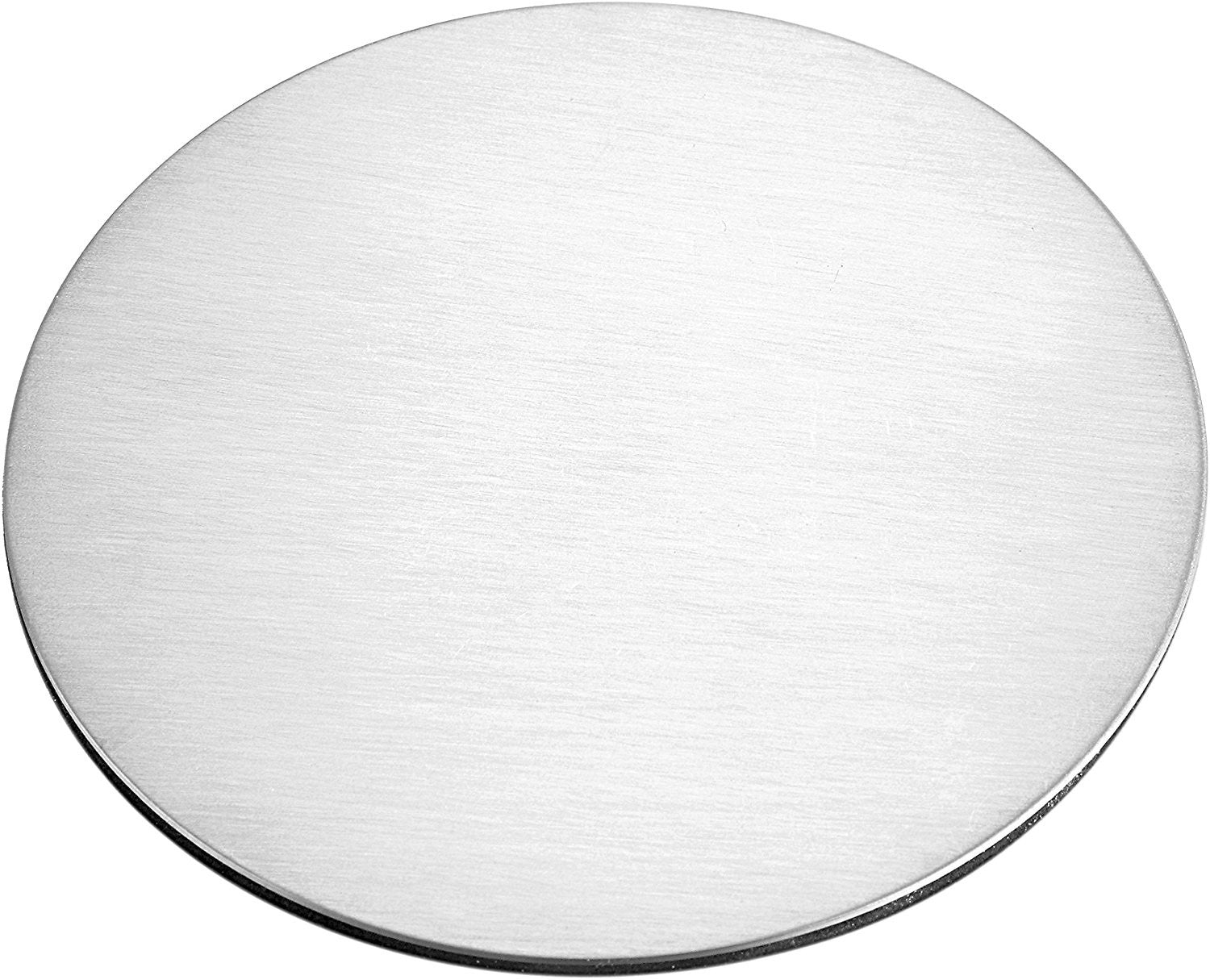 Round Drink Coasters - Protect Coffee Table From Mugs And Glasses - Room Decor Coaster Set For Coffee Cup Holder - Stainless Steel Home Bar Accessories Decoration by Pro Chef Kitchen Tools
