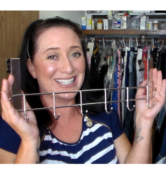 Over The Door Hook - General Purpose Storage Racks - 6 Coat Hooks