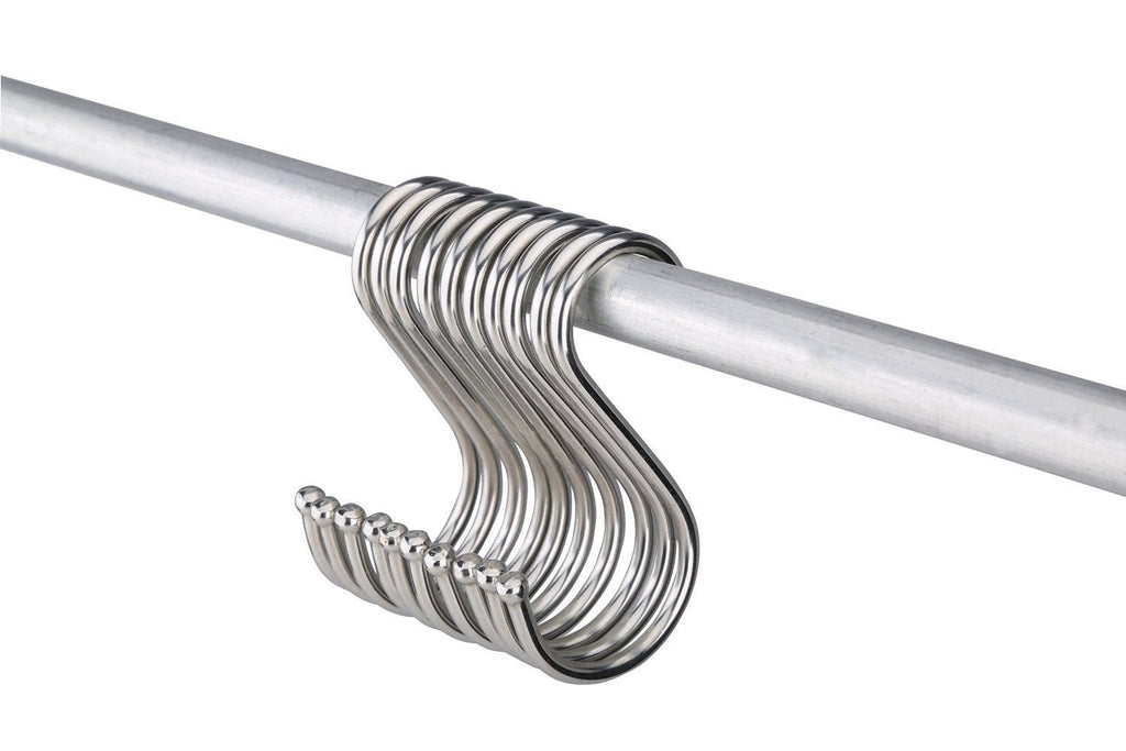 Round S Hooks - Kitchen Pot Racks Hook 10 Pack Set