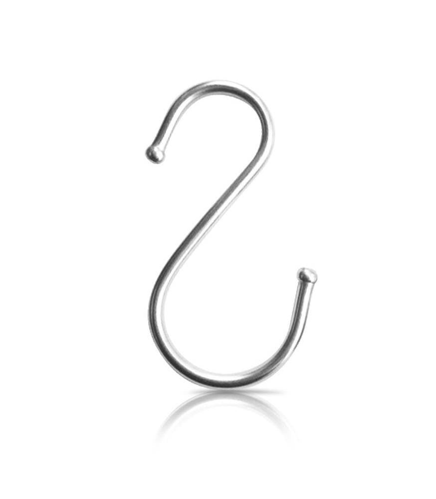 Round S Hooks - Kitchen Pot Racks Hook 10 Pack Set