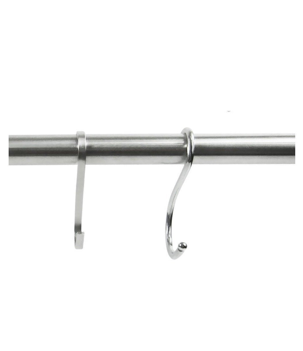 Round S Hooks - Kitchen Pot Racks Hook 10 Pack Set